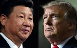 Xi Jinping and Donald Trump
