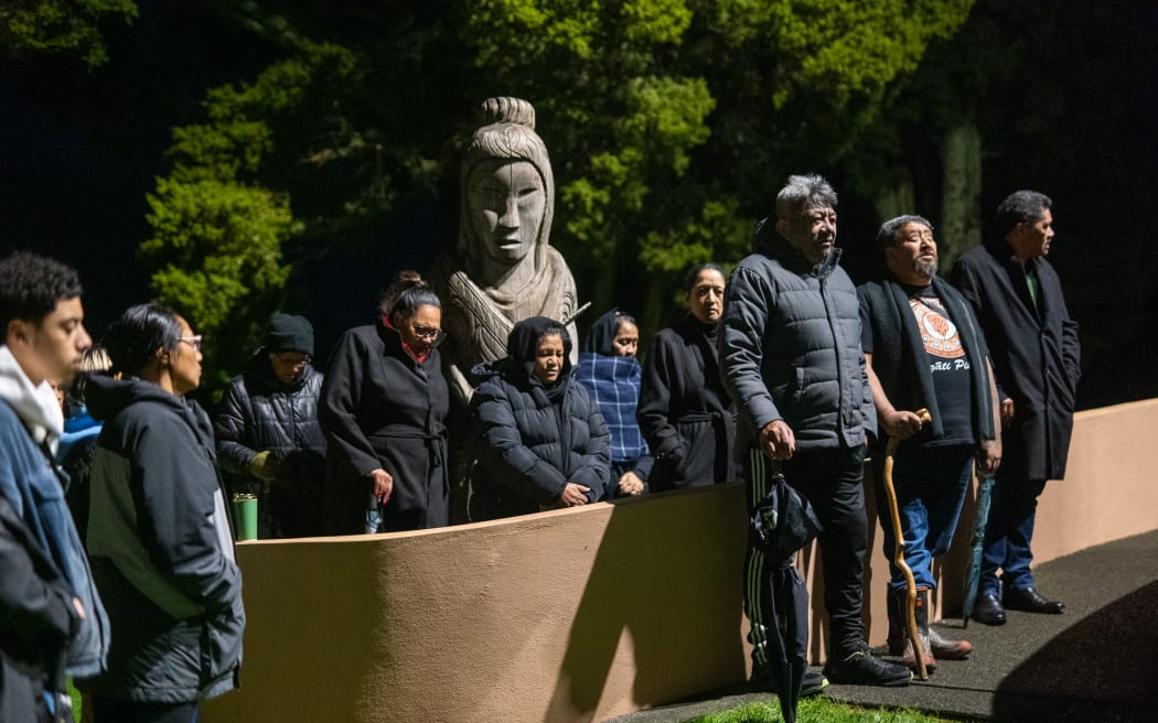 Aucklanders mark the start of Matariki Festival on 15 June, 2024.