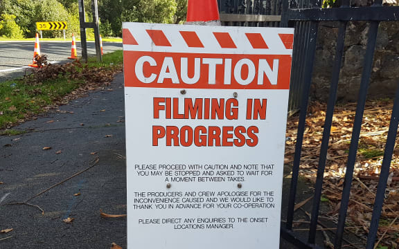 filming in progress