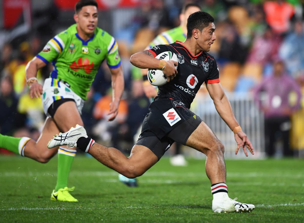 Ata Hingano has played for both the Warriors and Raiders in the NRL.