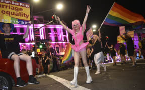 Around 10,000 people took part in the 38th Gay and Lesbian Mardi Gras Parade.