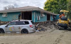 Rawinia Anderson has mixed feelings to her yellow-stickered family home.