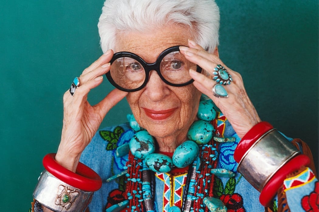 Style icon Iris Apfel.