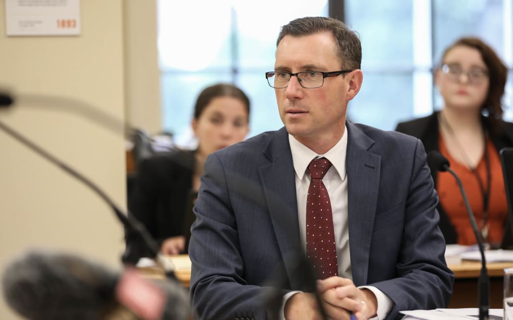 Labour MP Jamie Strange in Estimates Hearings 2019