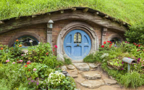 The set of Hobbiton in Matamata.