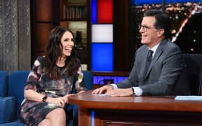 PM Jacinda Ardern on The Late Show with Stephen Colbert
