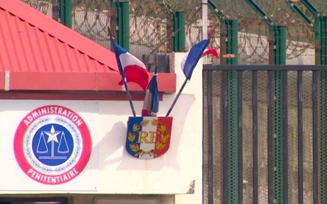 Main entrance of Noumea Camp-Est jail (PICTURE NC la 1ere)