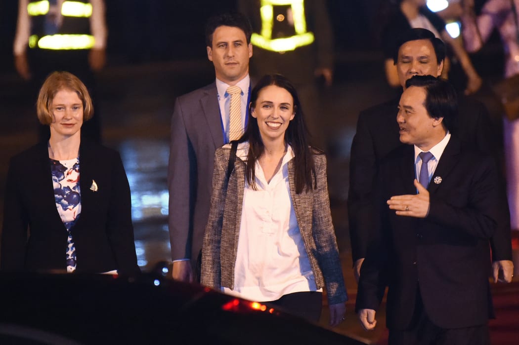 Prime Minister Jacinda Ardern arrives in Vietnam for the APEC Summit in the city of Danang.