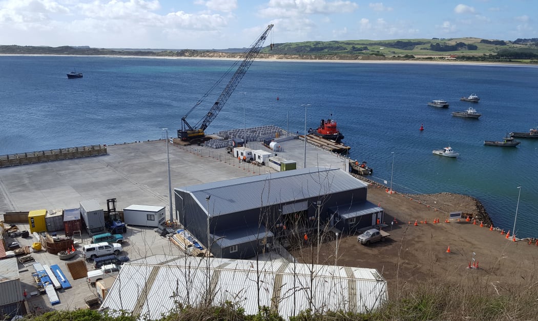 Chatham Island's new wharf