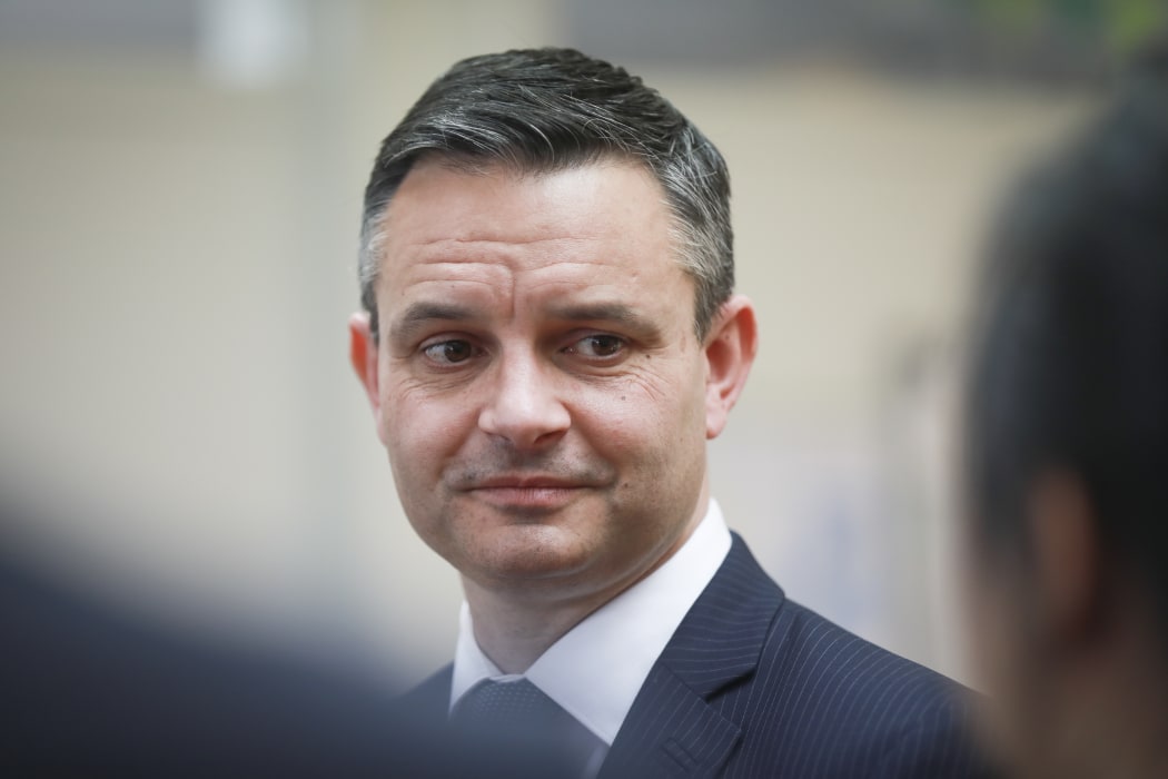 James Shaw at media stand up day after the election