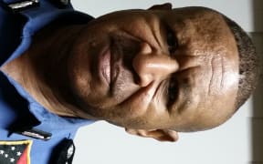 The Police Commissioner of Papua New Guinea, Geoffrey Vaki.