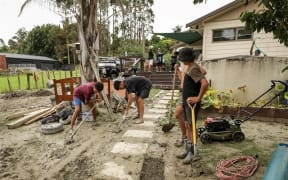 Locals cleaning up around Gisborne