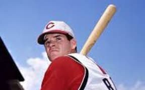Baseball player Pete Rose