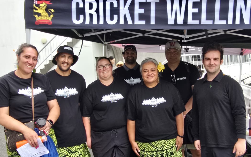 Some of the committee members of Kilikiti at the Basin event