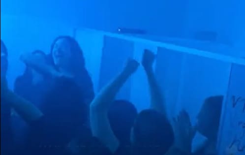 Lorde performs at a pop-up listening party in Auckland for her upcoming album Virgin