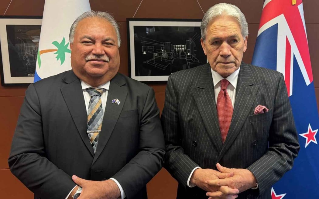 Waqa also met with NZ Deputy PM Vaovasamanaia Winston Peters during his official visit to New Zealand. Photo/Winston Peters X