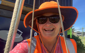 Archeologist Brigid Gallagher.