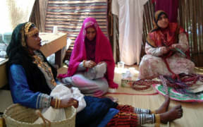 Omani Women in traditional dress