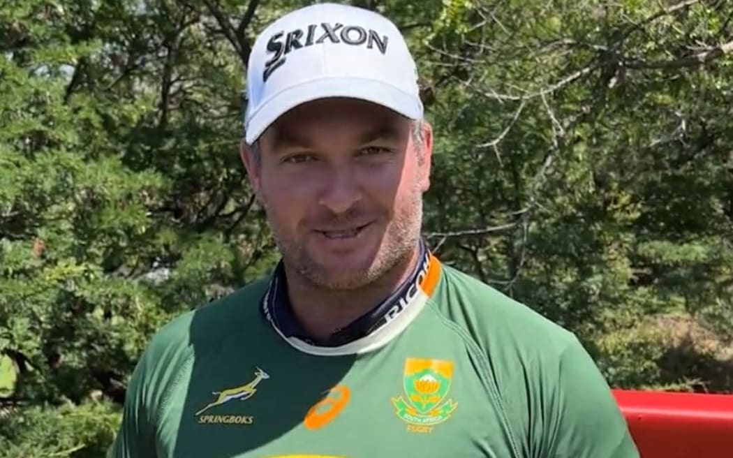 Ryan Fox in Springbok colours.
