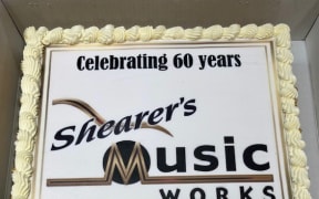 Shearer's Music 60th anniversary cake