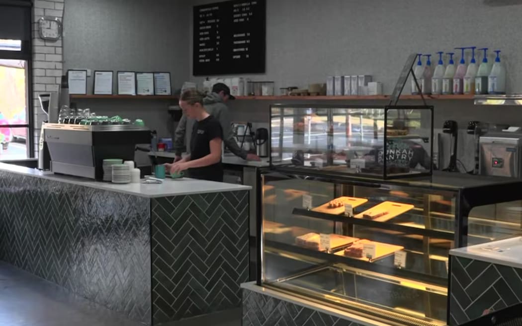 Jacob Hanna says he's worried about the loss of income at Porepunkah cafe.