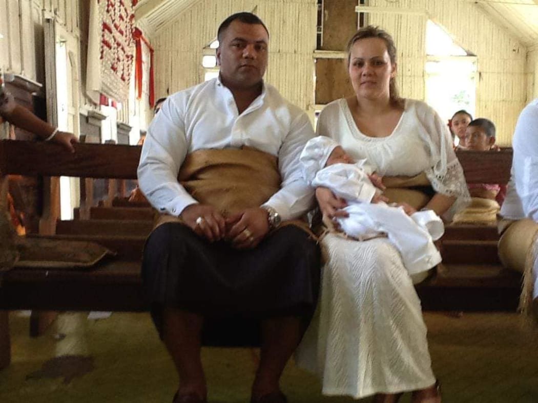 John and Maryanne in happier times. Their Vakaloa resort in Tonga was destroyed.