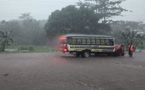 Flooding in Savaii on 8 June 2023.