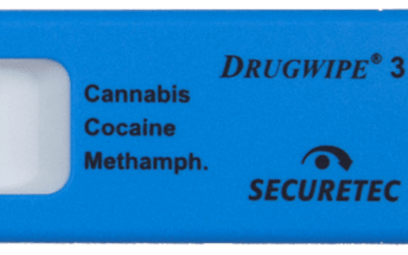 One of the police's new drug-testing devices.