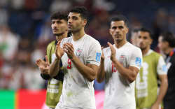 Iran captain Mehdi Taremi applauds fans after the 1-1 draw with Egypt in the FIFA World Cup 2026 Group G match in Seattle, Washington.   (Photo by Richard HEATHCOTE / GETTY IMAGES NORTH AMERICA / Getty Images via AFP)