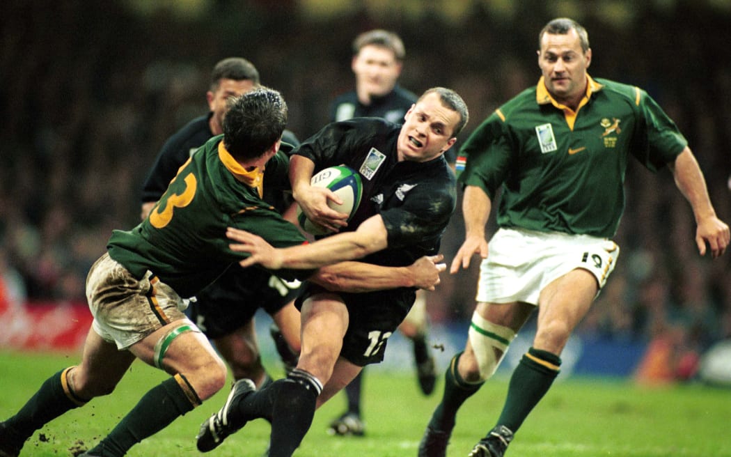 Christian Cullen at the 1999 Rugby World Cup.