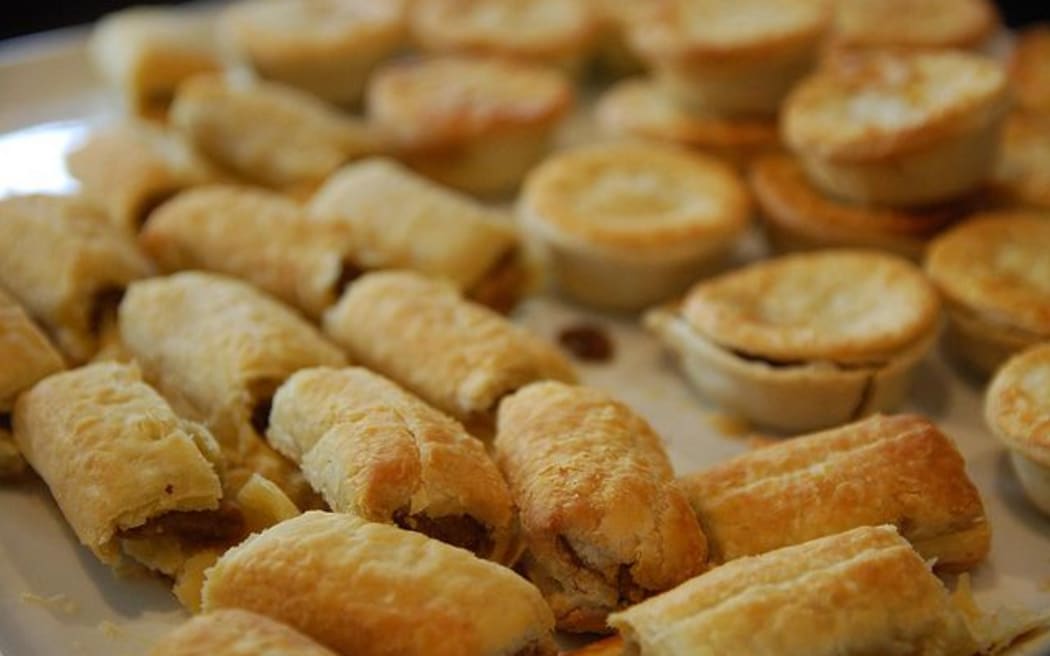 Sausage rolls and party pies