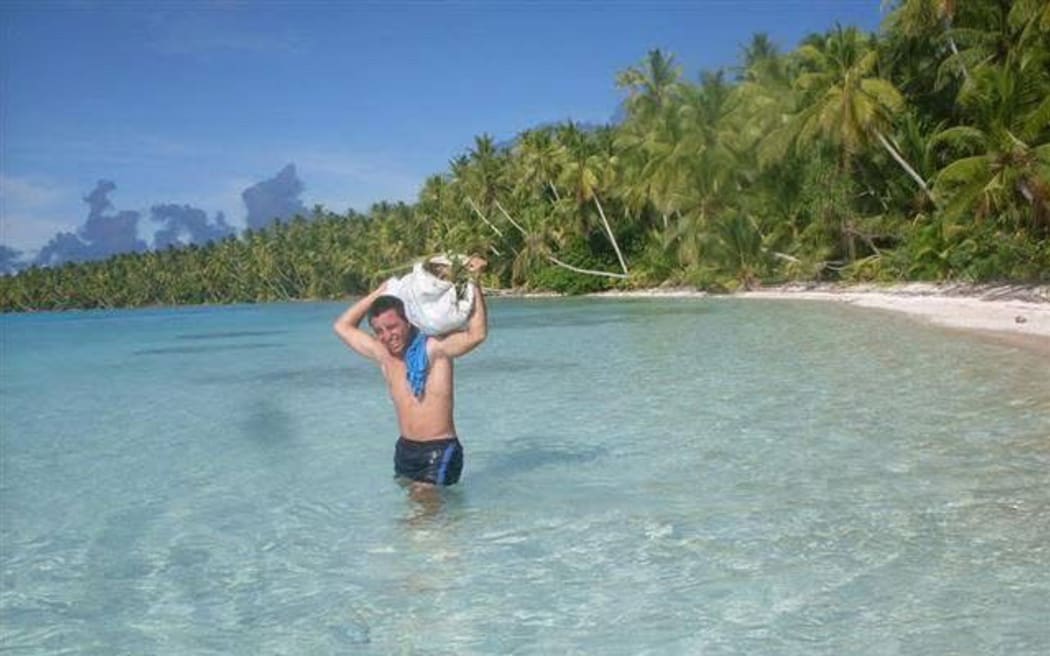 Isaac Misky in Tokelau in 2009.