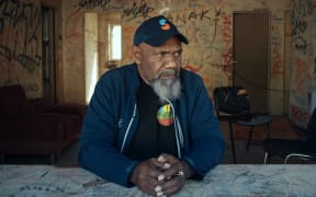 Kanak community leader Jean Baptiste appears in the first episode of the Al Jazeera doco series Fight for the Pacific.