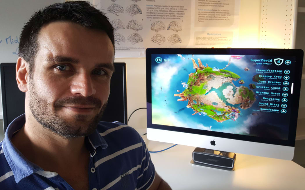 David Moreau and the computer game Cerebral Space, which targets specific cognitive functions.