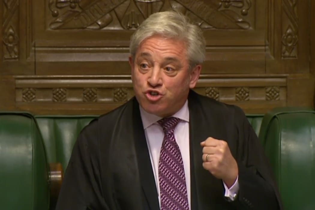 UK House of Commons Speaker John Bercow