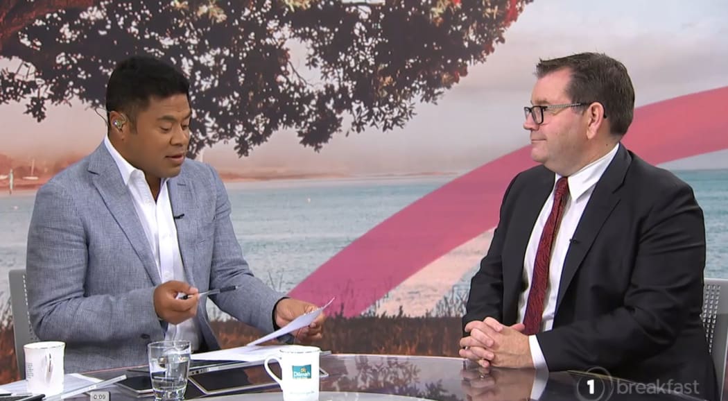 Feeding a troll on Breakfast: TVNZ's Daniel Faitaua read's a tweet from British provocateur Katie Hopkins on air.