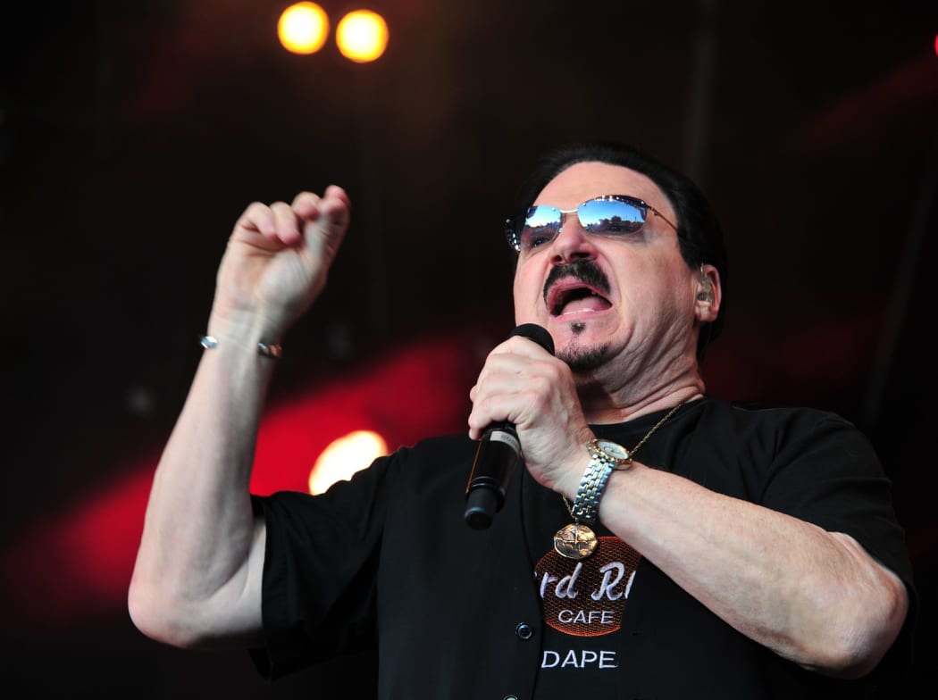 Bobby Kimball of Toto, in concert in Germany August 2017.