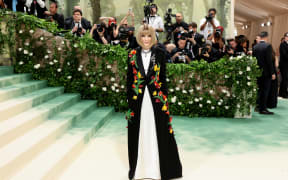 NEW YORK, NEW YORK - MAY 06: Anna Wintour attends The 2024 Met Gala Celebrating "Sleeping Beauties: Reawakening Fashion" at The Metropolitan Museum of Art on May 06, 2024 in New York City.   Dimitrios Kambouris/Getty Images for The Met Museum/Vogue/AFP (Photo by Dimitrios Kambouris / GETTY IMAGES NORTH AMERICA / Getty Images via AFP)