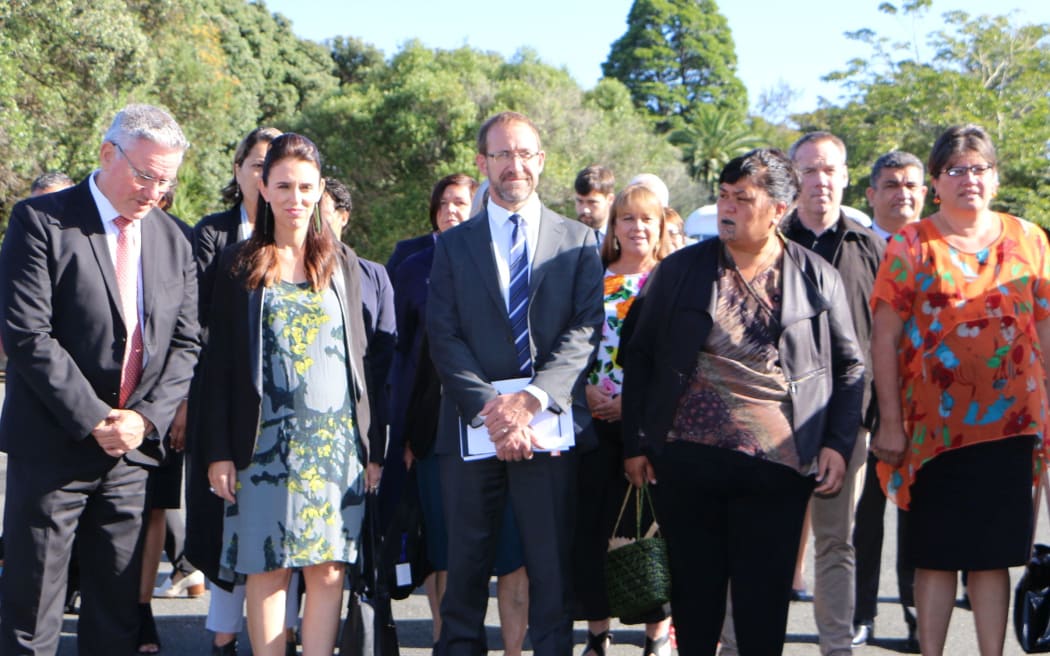 The government at Waitangi this morning.
