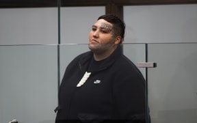Defendant Shayde Carolyn Weston, during the start of the trial of the women for murdering Rau Tongia