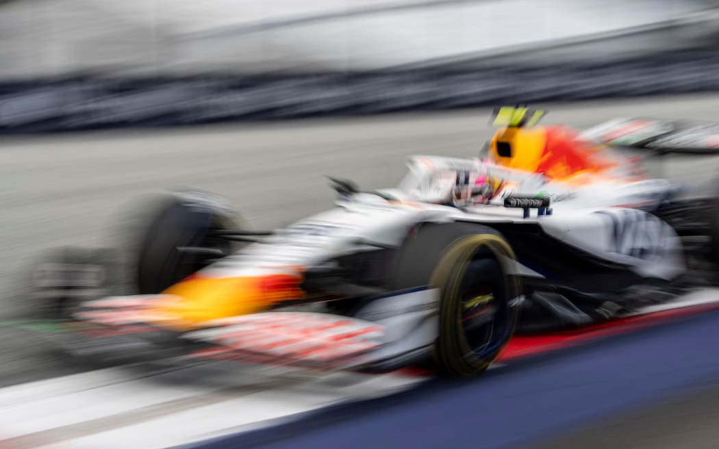 SPIELBERG, AUSTRIA - JUNE 27: A feature of Liam Lawson of New Zealand and Racing Bulls during practice ahead of the F1 Grand Prix of Austria at Red Bull Ring on June 27, 2025 in Spielberg, Austria.250627_SEPA_19_067 - 20250627_PD8882 (Photo by Guenther Iby / APA-PictureDesk via AFP)