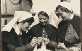 New Zealand nurses on board HMHS Egypt