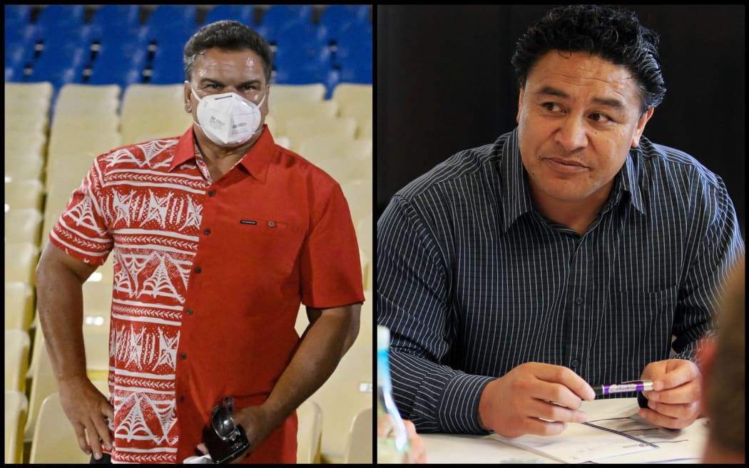 Sir Michael Jones and Eroni Clarke were at the courtroom to support Joshua Tofa-Tulisi.
