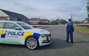 Police cordons at Carisbrooke Street in the Christchurch suburb of Aranui on 4 January 2024 after a 38-year-old man was found dead overnight.
