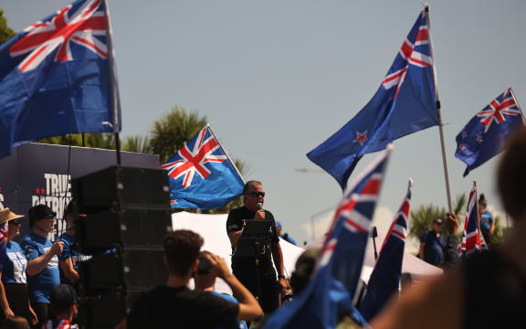 Destiny Church affiliated rally in Auckland on 31/01