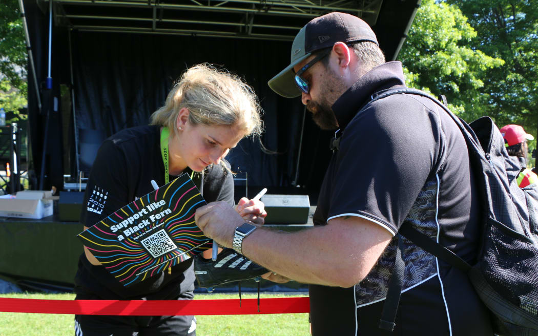 Black Fern Alana Bremner said the home support was greatly appreciated.