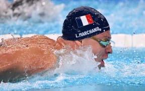 French swimmer Léon Marchand.