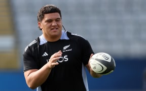 Tamaiti Williams during the All Blacks captains run, Eden Park.