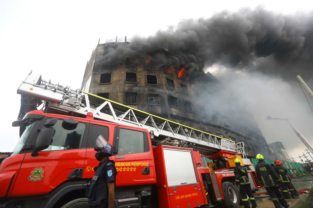 The fire broke at the factory of Hashem Foods in Narayanganj's Rupganj outskirts of Dhaka on 10 July 2021 killed at least 52 people.