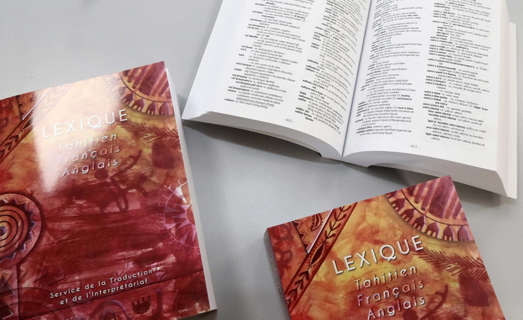 French Polynesia's new tri-lingual dictionary.